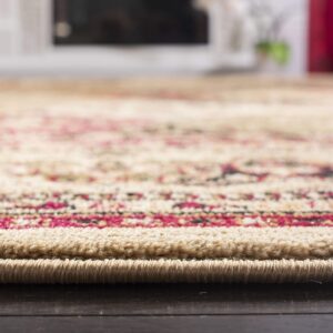 SAFAVIEH Lyndhurst Collection Area Rug - 9' x 12', Multi & Beige, Traditional Oriental Design, Non-Shedding & Easy Care, Ideal for High Traffic Areas in Living Room, Bedroom (LNH221C)