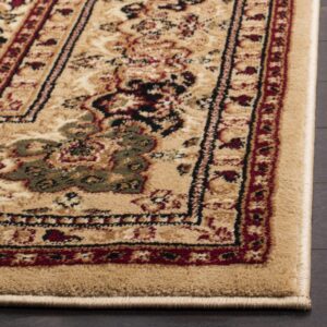 SAFAVIEH Lyndhurst Collection Area Rug - 9' x 12', Multi & Beige, Traditional Oriental Design, Non-Shedding & Easy Care, Ideal for High Traffic Areas in Living Room, Bedroom (LNH221C)