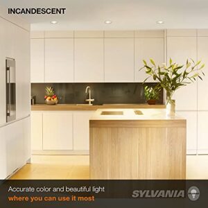 SYLVANIA Incandescent Flood Light Bulbs, R20 45W, 295 Lumens, 2,000 Hours, Value Pack (15676), Warm White, 6 Pack