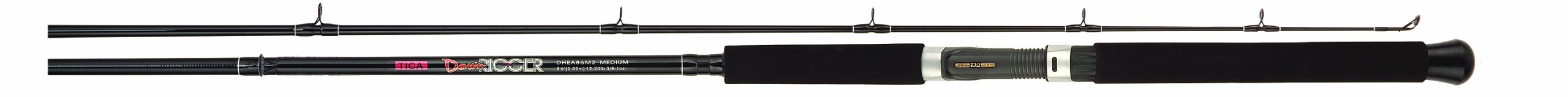 TICA DH-EA86M2 Dhea Series Spinning & Casting Downrigger Rods M 8'6" 2 Section, Multi