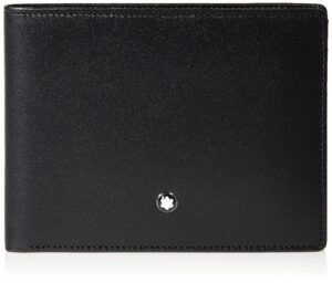 montblanc card holder, brown