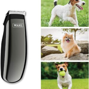 Wahl Professional Animal Super Pocket Pro Pet, Dog, & Cat Trimmer & Grooming Kit - Black Chrome