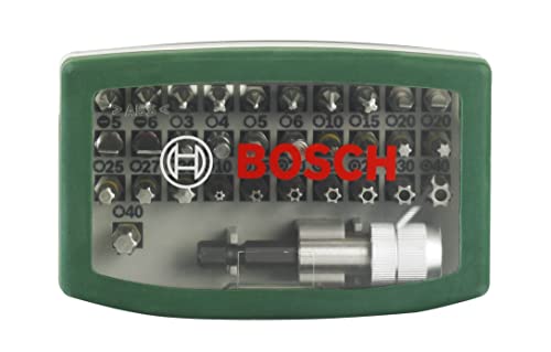 Bosch 2607017063 Screwdriver Bit Set with Colour Coding 32 Pcs