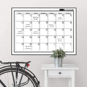 WallPops WPE94575 Medium Monthly Calendar, White & Off-White