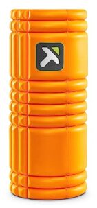 triggerpoint grid foam roller with free online instructional videos, original (13-inch), orange