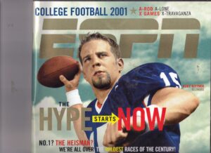 espn magazine fall 2001 (the hype starts now no.1? the heisman? we're all over the wildest races of the century!)