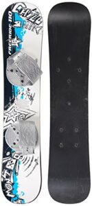 emsco group – graffiti snowboard – great for beginners – for kids ages 5-15 – design your own board graphic – solid core construction – adjustable step-in bindings