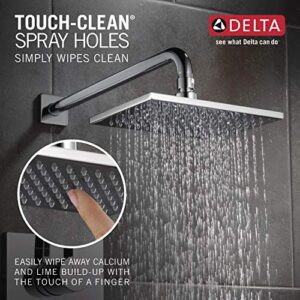 Delta Faucet Vero 14 Series Single-Function Shower Faucet Set, Rain Shower Head, Chrome Shower Faucet, Shower Handle, Delta Shower Trim Kit, Chrome T14253 (Valve Not Included)