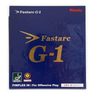 nittaku fastarc g-1 table tennis rubber (black, middle(1.4))