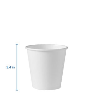 Solo 410W-2050 10 oz White SSP Paper Hot Cup (Case of 1000)