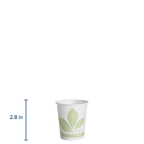 SOLO R53BB-JD110 Treated Paper Water/Refill Cup, 5 oz. Capacity, 2.5" x 2.8", Bare (Case of 3,000)