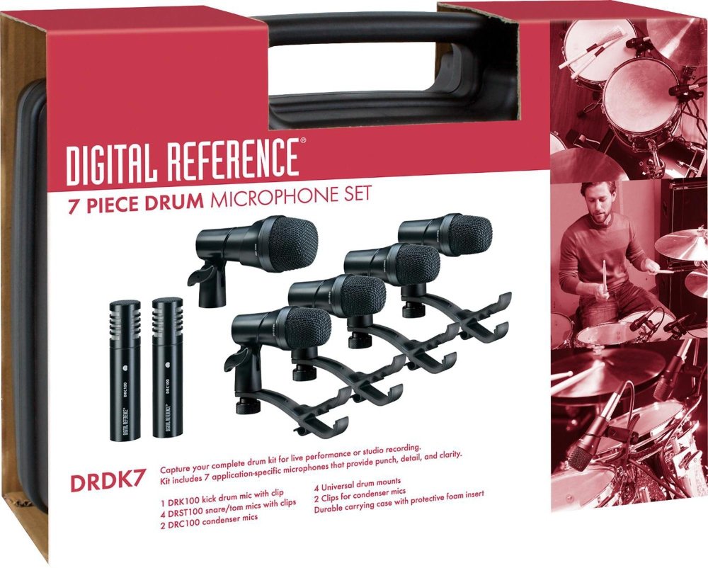 Digital Reference DRDK7 7-Piece Drum Mic Kit