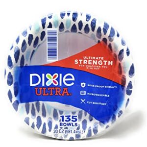 Dixie Ultra Paper Bowls, 20 oz, 135 Count