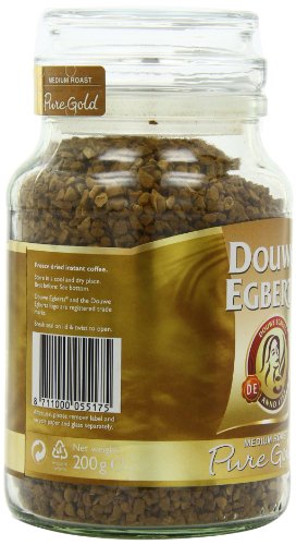 Douwe Egberts Pure Gold Instant Coffee, Medium Roast, 6.7-Ounce, 190g (Packaging May Vary)