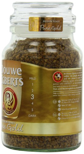 Douwe Egberts Pure Gold Instant Coffee, Medium Roast, 6.7-Ounce, 190g (Packaging May Vary)