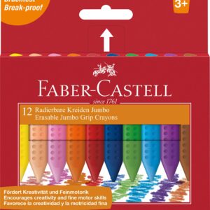 Faber-Castell Jumbo Grip Crayons (Pack of 12)