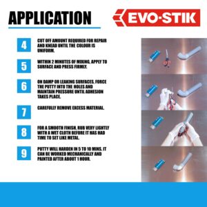 Evo-Stik 30812665 50 g Plumbers Mait Quick Leak Repair Putty Sealant - Brown