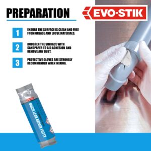 Evo-Stik 30812665 50 g Plumbers Mait Quick Leak Repair Putty Sealant - Brown