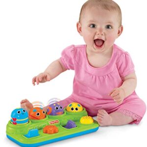 Fisher-Price Brilliant Basics Boppin' Activity Bugs, Pop-Up Infant Toy [Amazon Exclusive]