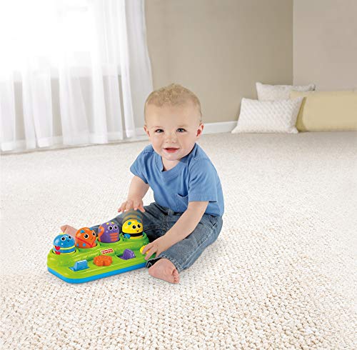 Fisher-Price Brilliant Basics Boppin' Activity Bugs, Pop-Up Infant Toy [Amazon Exclusive]