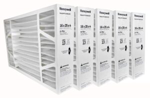 honeywell fc200e1029 charged-media filer 16"w x 25"h x 4"d - lot of 5