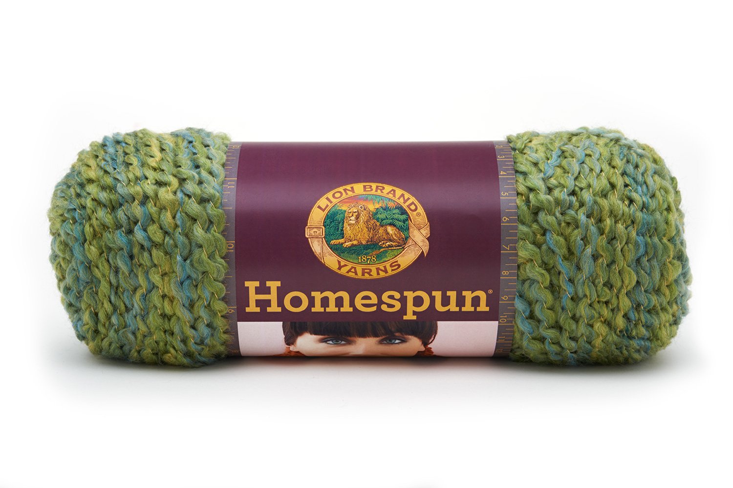 Lion Brand Yarn 790-415A Homespun Yarn, Pesto