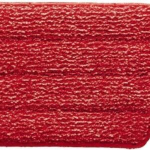 Rubbermaid Reveal Spray Mop Replacement Head, Red, Reusable Wet Mop Microfiber Pad for Floor Cleaning in Kitchen/Bathroom/Hallway/School