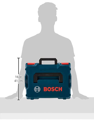 BOSCH L-BOXX-2 6 In. x 14 In. x 17.5 In. Stackable Tool Storage Case,Blue