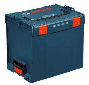 bosch l-boxx-4 15 in. x 14 in. x 17.5 in. stackable tool storage case,blue