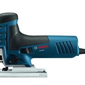 BOSCH JS470EB Corded Barrel-Grip Jig Saw - 120V Low Vibration, 7 Amp Variable Speed for Smooth Cutting up to Up To 5-7/8 Inch on Wood, 3/8 Inch on Steel For Countertops