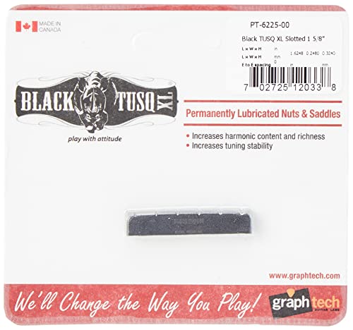 GRAPHTECH PT-6225-00 BLACK TUSQ XL NUT SLOTTED 1 5/8inch