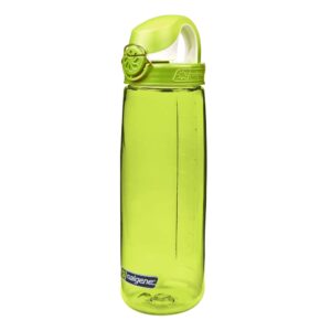 nalgene on the fly bpa-free water bottle, green w green/white, 24 oz