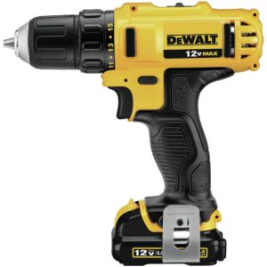 DEWALT 12V MAX 3/8 Inch Cordless Drill/Driver Kit with Battery and Charger Included (DCD710S2)