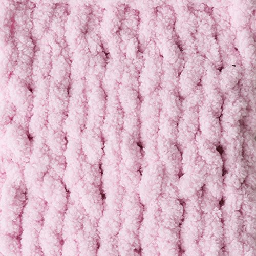 Bernat Baby Blanket Yarn, 3.5oz, Super Bulky 6 Gauge - Pink - Single Ball Machine Wash & Dry (454533)