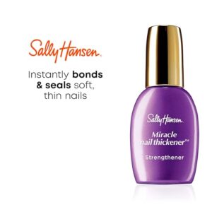 Sally Hansen Miracle Nail Thickener™, Nail Strengthener, Includes Calcium and Ceramic Gel Formula