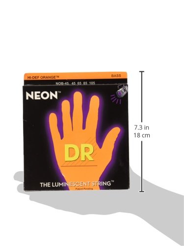 DR Strings HI-DEF NEON Bass Guitar Strings (NOB-45)