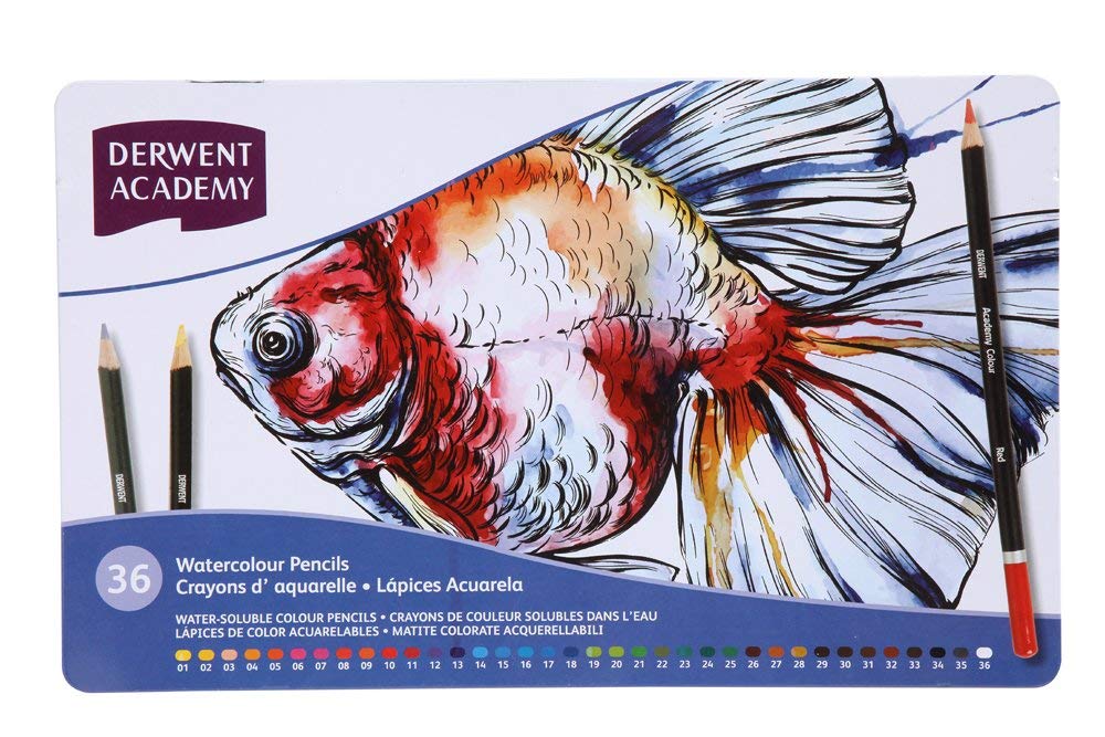 Derwent Academy Watercolour 36 Tin