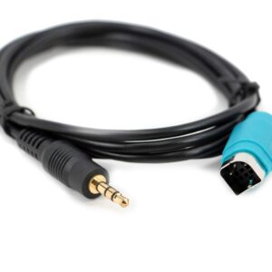 Xtenzi Aftermarket Replacement AUX in UNI Link Cable to 3.5mm compatible with Alpine KCE-237B Convertor Lead