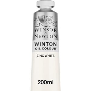 winsor & newton winton oil color, 200ml (6.75-oz) tube, zinc white