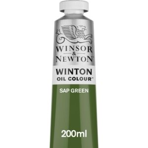 Winsor & Newton Winton Oil Color, 200ml (6.75-oz) Tube, Sap Green