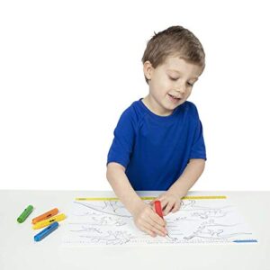 Melissa & Doug Learning Mat Crayons - 5 Colors