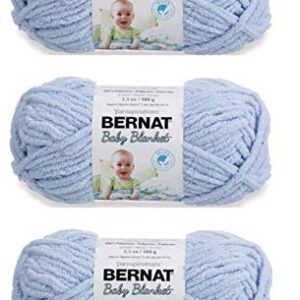 Bernat Baby Blanket Yarn (3-Pack) Baby Blue 161103-32023