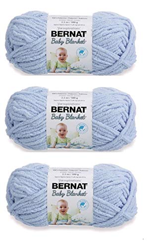 Bernat Baby Blanket Yarn (3-Pack) Baby Blue 161103-32023