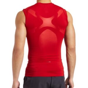 adidas Men's Techfit Cut and Sewn Sleeveless Top (Universe Red, XX-Large)