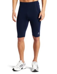 adidas men's techfit cut and sewn short tight (collenavy/x-large)