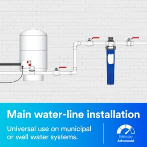 3M Aqua-Pure Whole House Sanitary Quick Change Water Filter System AP903, Reduces Sediment, Chlorine Taste and Odor, 5621102