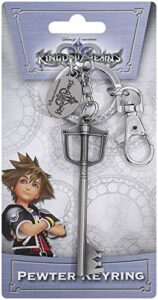 disney kingdom hearts sora sword pewter keyring