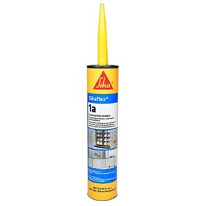 sikaflex 1a polyurethane premium grade high performance elastomeric sealant, 10.3 fl oz capacity, black