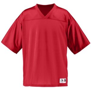 augusta sportswear unisex adult augusta stadium replica jersey, red, x-large us