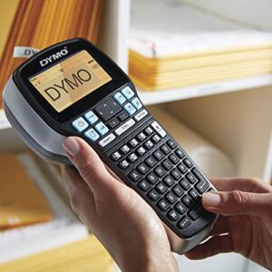 DYMO Label Maker with Adapter | LabelManager 420P High-Performance Label Maker, Rechargeable, PC and Mac Connectivity, Bright Backlit Display, Easy-to-Use, Portable, For Home & Office Organization